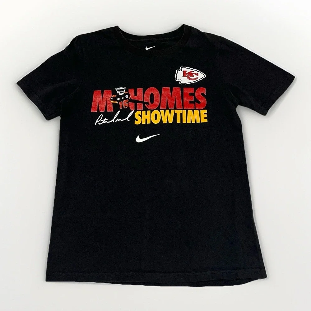 NIKE Kansas City Chiefs KC Shirt Youth M MEDIUM 10/12  Patrick Mahomes Black